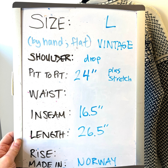 Vintage Devold Norway Wool Sweater L Nordic Quarter Zip 100% Pure New Wool Navy - Picture 17 of 17